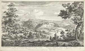 Veduta del castello di Sainte Anne da Adriaen Frans Boudewyns