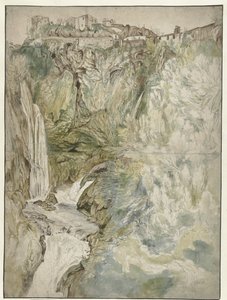 Veduta della Grande Cascata a Tivoli