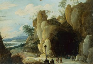 Il riposo durante la fuga in Egitto da Adriaen Isenbrandt or Isenbrant