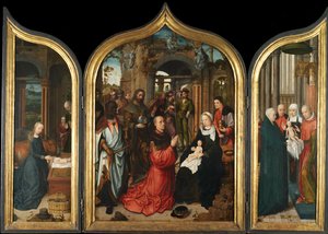 Trittico da Adriaen Isenbrandt or Isenbrant