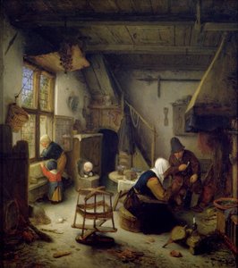 Una famiglia di contadini a casa, 1661