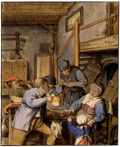 In una taverna, 1677 da Adriaen Jansz. van Ostade