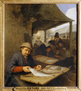 Il mercato del pesce ... da Adriaen Jansz. van Ostade