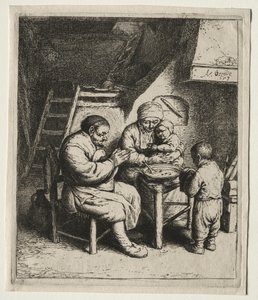 Dire la grazia, 1653 da Adriaen Jansz. van Ostade