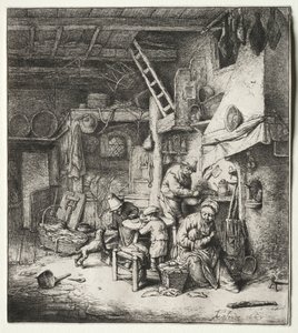 La Famiglia, 1647 da Adriaen Jansz. van Ostade