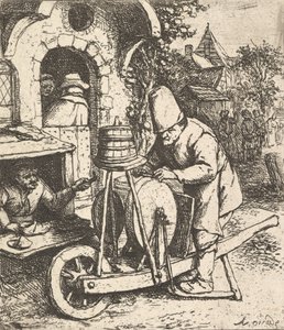 Il coltellinaio, 1610-85 da Adriaen Jansz. van Ostade