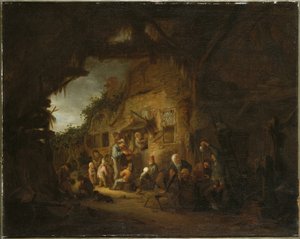 Il vecchio violinista, 1641