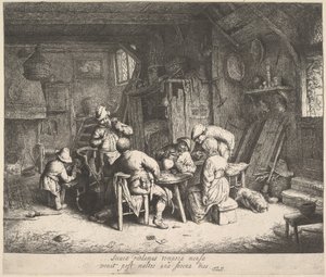 Il gusto, 1610-85 da Adriaen Jansz. van Ostade