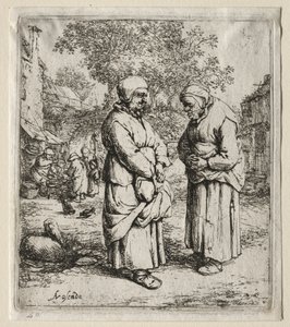 Le due pettegole da Adriaen Jansz. van Ostade