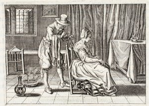 Applicazione di sanguisughe, illustrazione da 