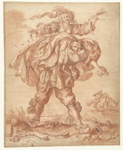 Ci vogliono gambe forti per portare il lusso da Adriaen Pietersz van de Venne