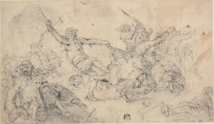 Contadini in una Rissa da Adriaen Pietersz. van de Venne