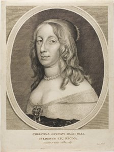 Regina Cristina di Svezia da Adriaen Pietersz. van de Venne