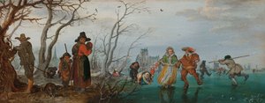 Inverno (Divertimento sul ghiaccio) da Adriaen Pietersz van de Venne