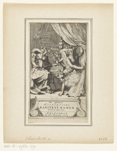 Rappresentazione allegorica con Padre Tempo, Mercurio e Saggezza da Adriaen Schoonebeek