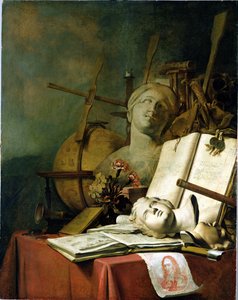 La transitorietà di tutte le cose terrene (Vanitas), c.1660 da Adriaen de Valck