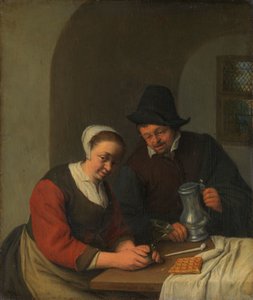 Una chiacchierata confidenziale da Adriaen van Ostade