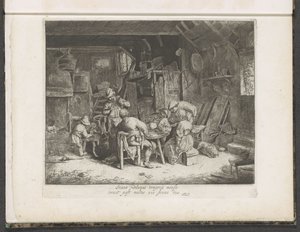 Contadini a un pasto in una locanda da Adriaen van Ostade
