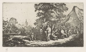 Festa contadina da Adriaen van Ostade