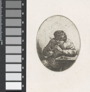 Busto di una contadina che ride da Adriaen van Ostade