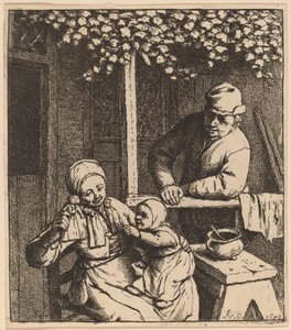 Bambino che Raggiunge una Bambola da Adriaen van Ostade