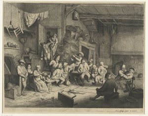 Danza alla locanda da Adriaen van Ostade