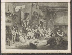 Danza nella locanda da Adriaen van Ostade