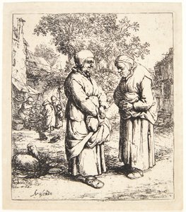 Le due pettegole da Adriaen van Ostade