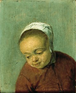 Testa di ragazza da Adriaen van Ostade
