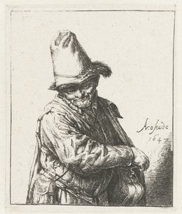 Suonatore di lira da Adriaen van Ostade