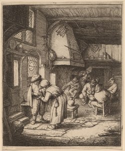 Contadino che Regola il Suo Debito da Adriaen van Ostade