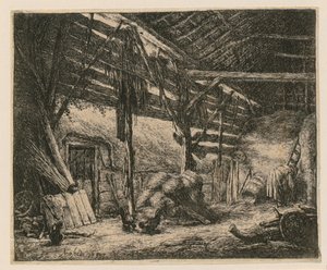 Fienile da Adriaen van Ostade