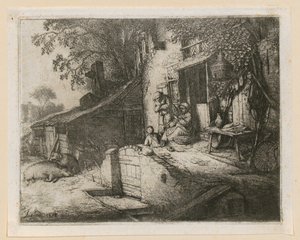 Filatrice da Adriaen van Ostade