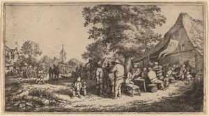 La fiera da Adriaen van Ostade