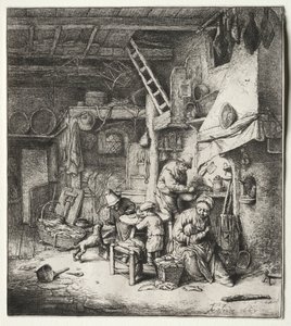 La famiglia da Adriaen van Ostade