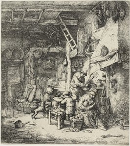 La famiglia da Adriaen van Ostade