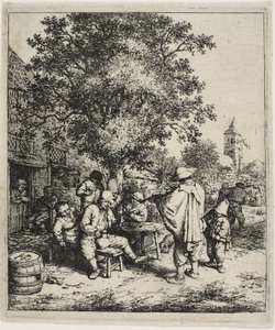 Il Violinista e il Ragazzo con la Ghironda da Adriaen van Ostade