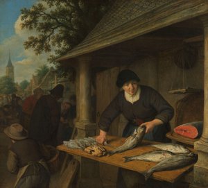 La pescivendola da Adriaen van Ostade