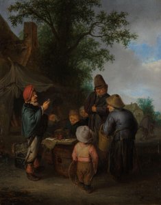 Il ciarlatano da Adriaen van Ostade