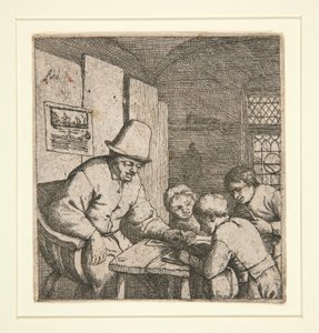 Il maestro di scuola da Adriaen van Ostade