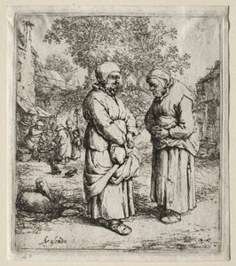 Le due pettegole da Adriaen van Ostade