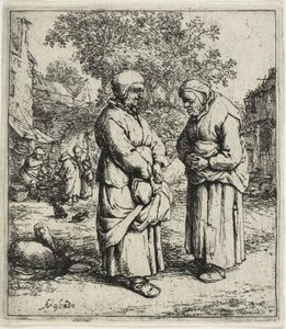 Le due pettegole da Adriaen van Ostade