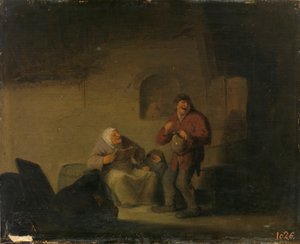 Due contadini e una donna che cantano da Adriaen van Ostade
