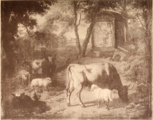 Paesaggio con bestiame da Adriaen van de Velde
