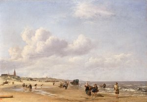La spiaggia di Scheveningen, 1658