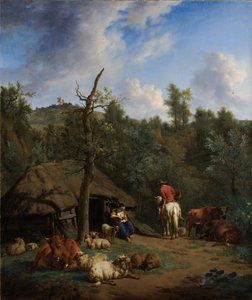 La capanna da Adriaen van de Velde