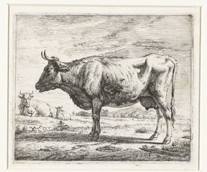 Due mucche e una pecora da Adriaen van de Velde