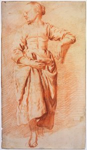 Donna in abito contadino, primi anni 1670