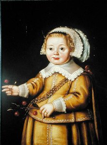 Ritratto di Anne Gibson da bambina da Adriaen van der Linde