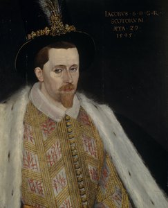 Giacomo VI e I 1566-1625, Re di Scozia, 1595 da Adrian Vanson